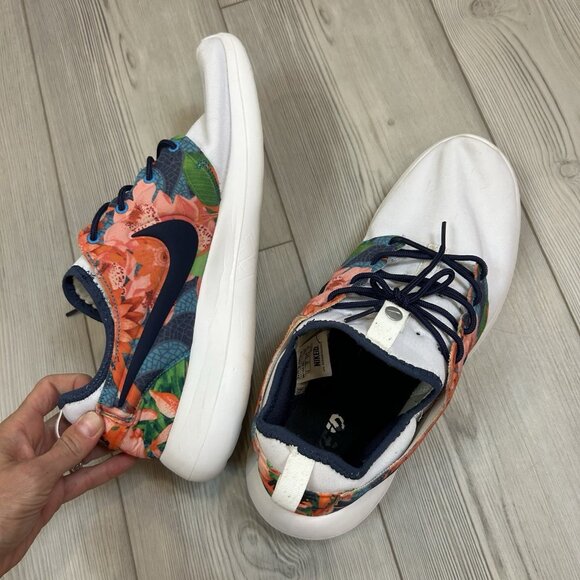 NikeiD Custom Roshe Colorful Floral Print Sneakers Men's 13 897154 Lace Up - Picture 7 of 8